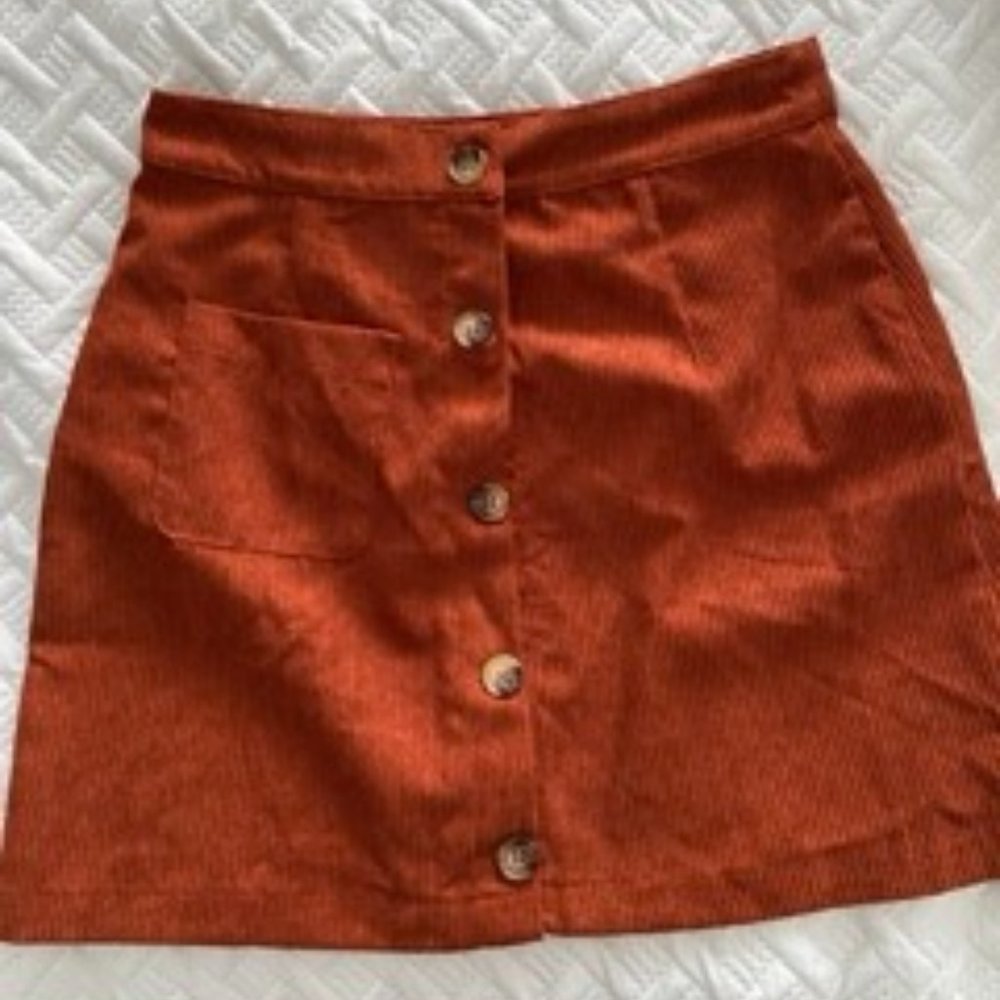 Burnt Orange skirt!